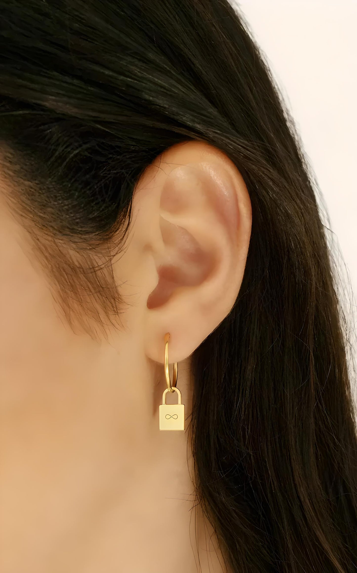 Pendientes Candado Oro
