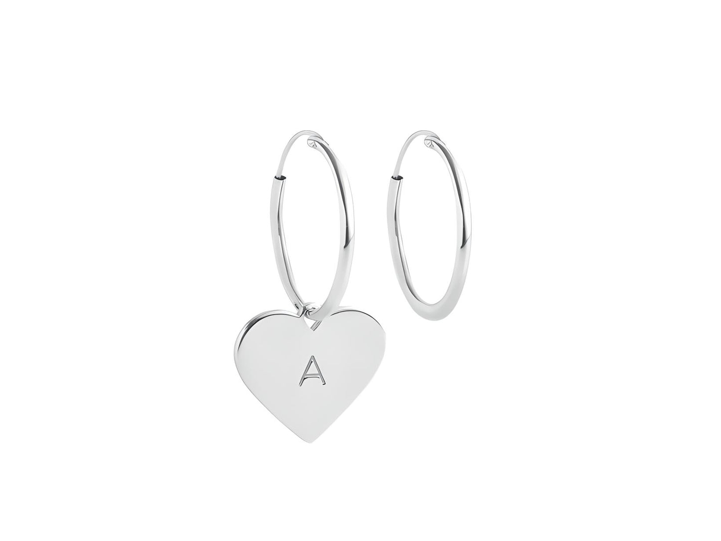 Pendientes Corazón Plata