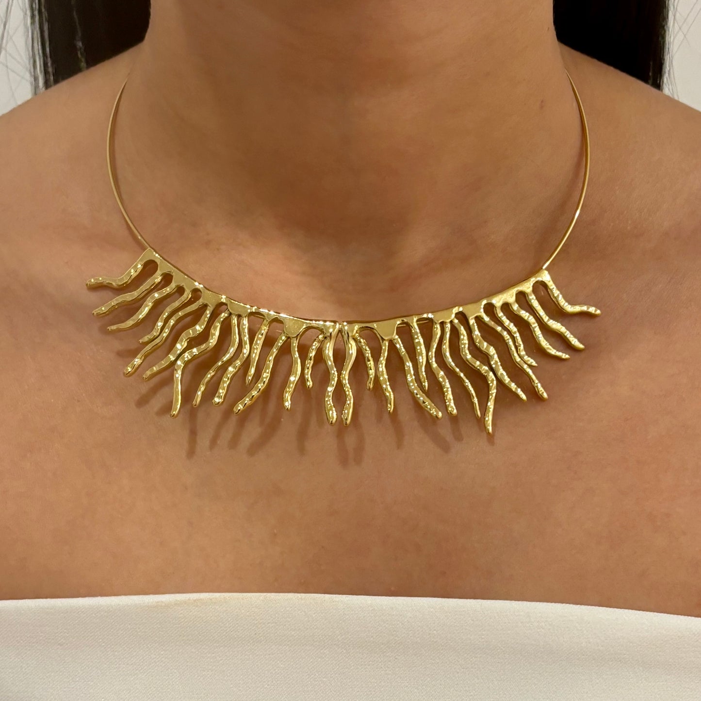 Collar Fuego Oro
