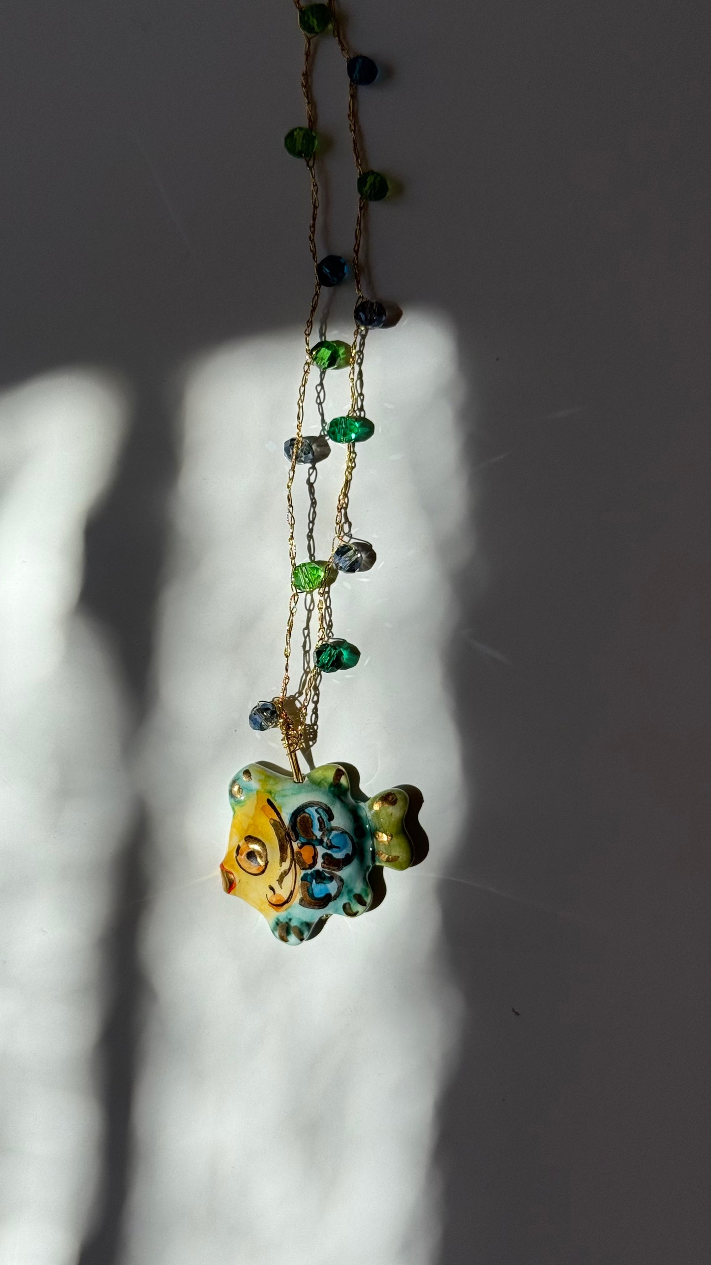Green Fish Necklace