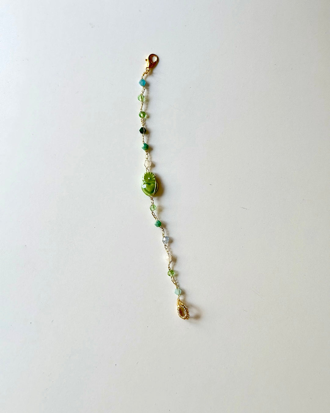 Pulsera Corazón Verde