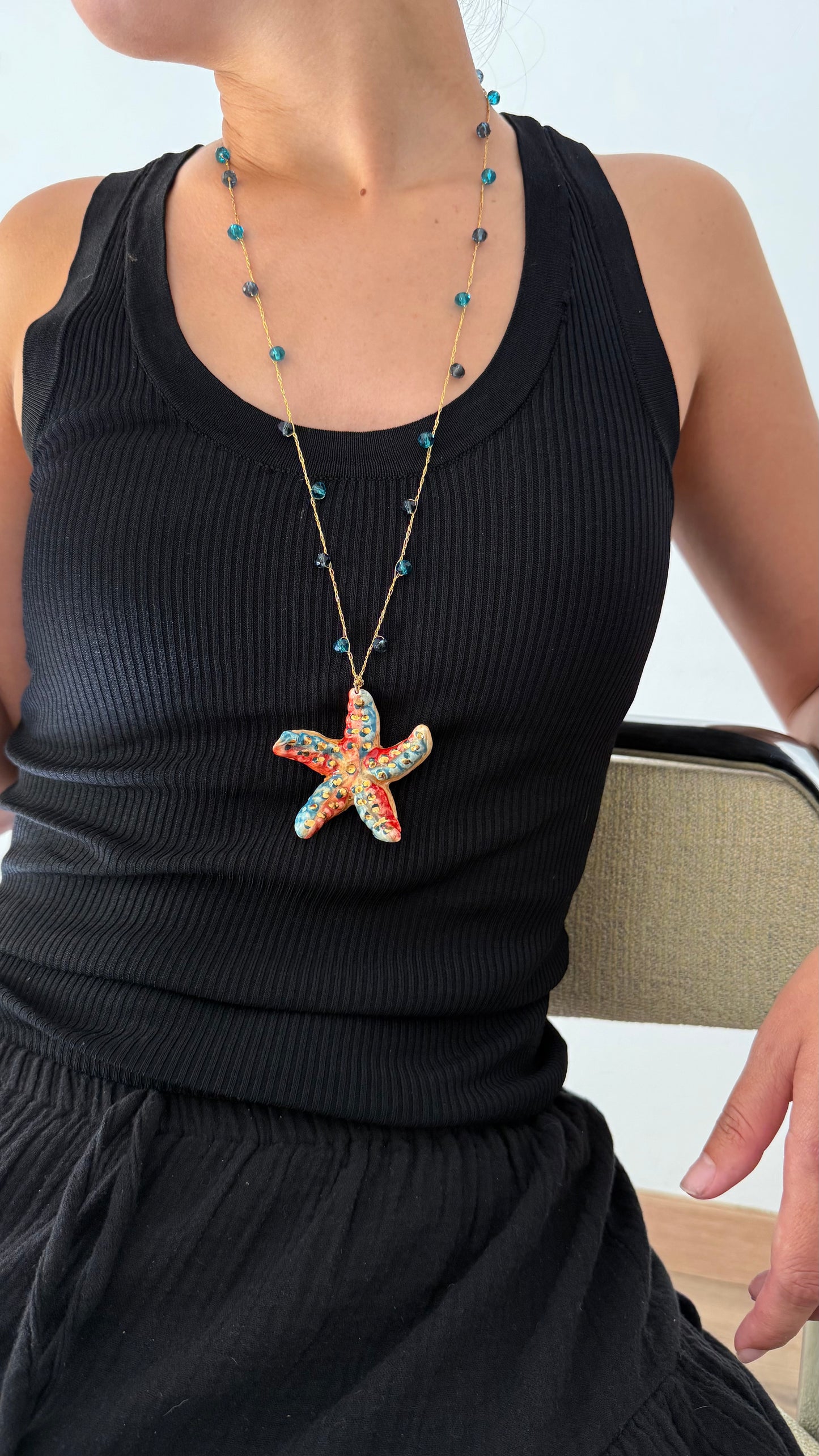 Red Star Necklace