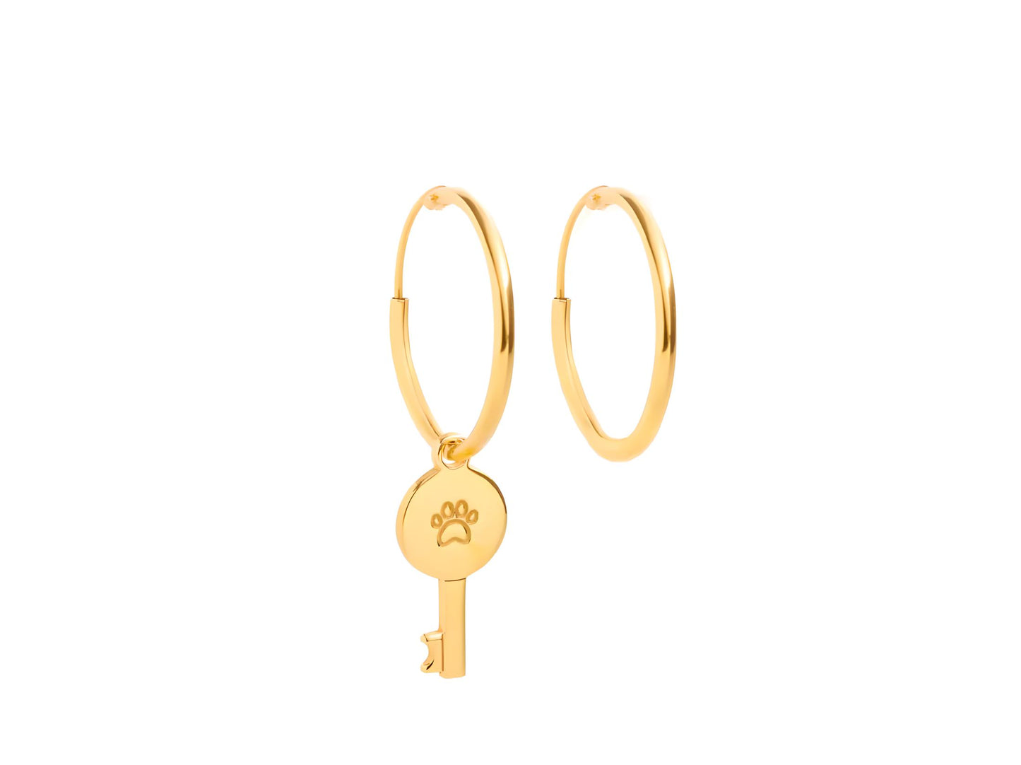 Pendientes Llave Oro