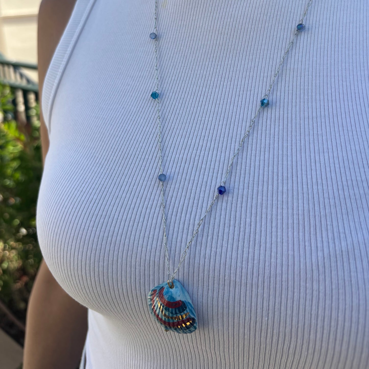 Collar Concha Azul