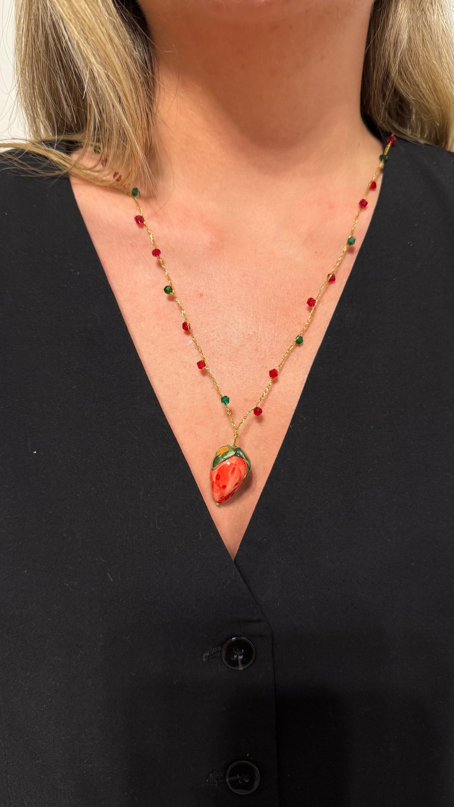 Strawberry Necklace