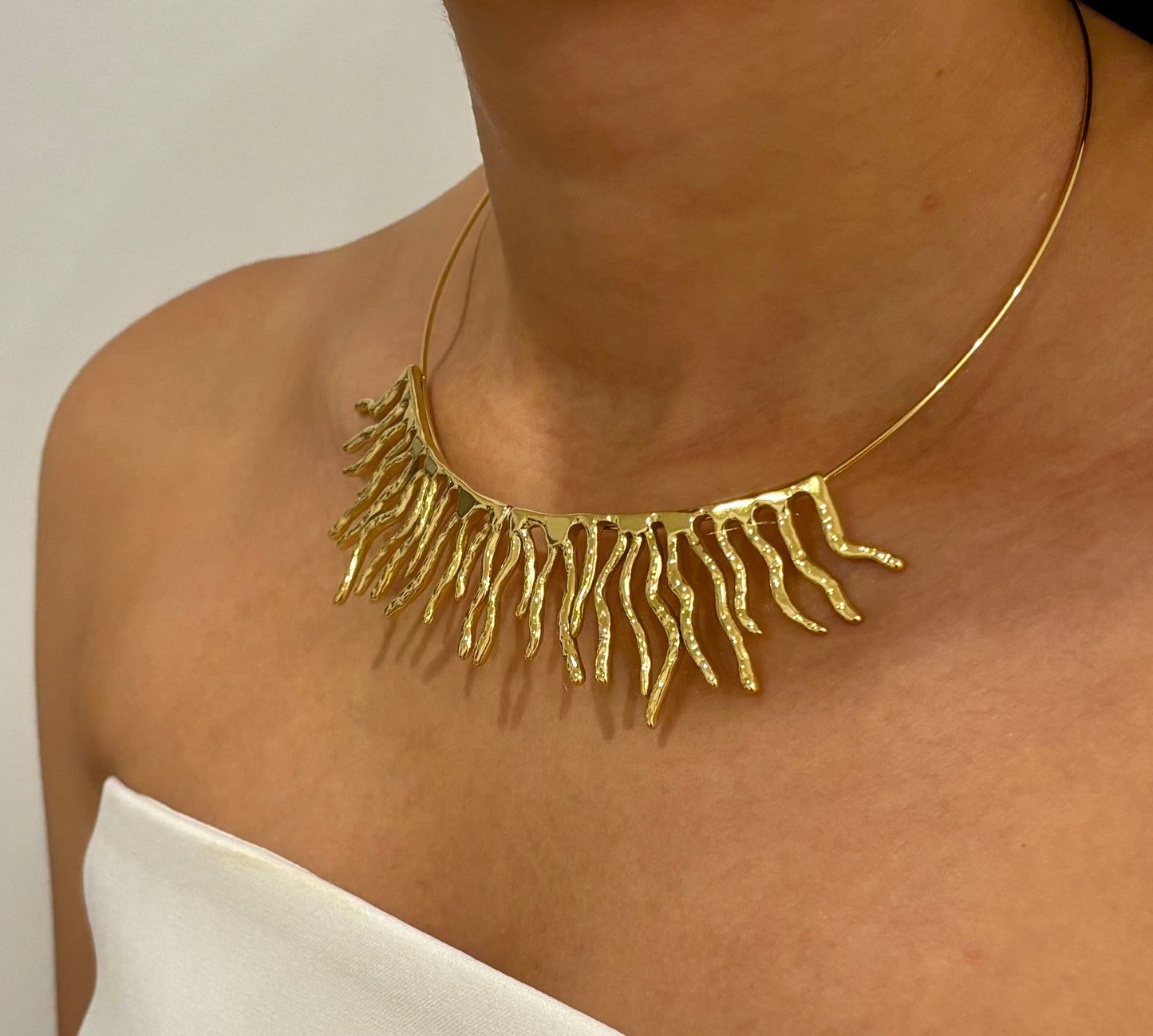 Collar Fuego Oro