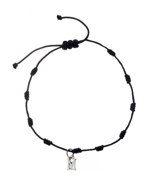 Pulsera 4 Iniciales Plata