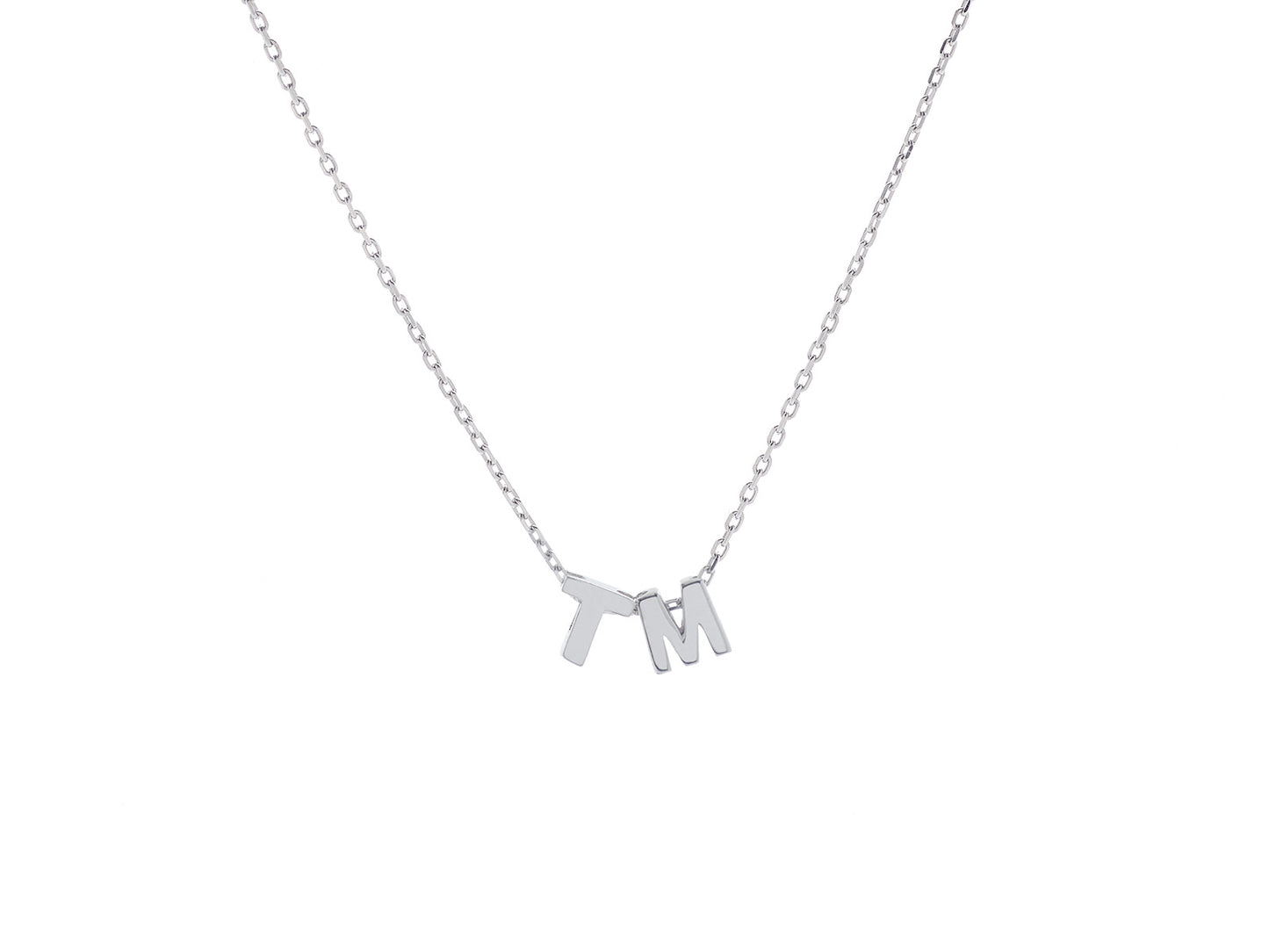 Collar Iniciales Plata