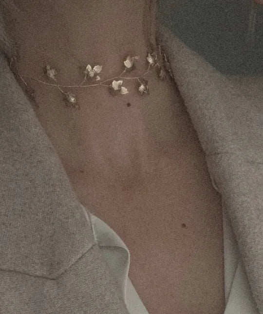 Chocker Hojas Doradas
