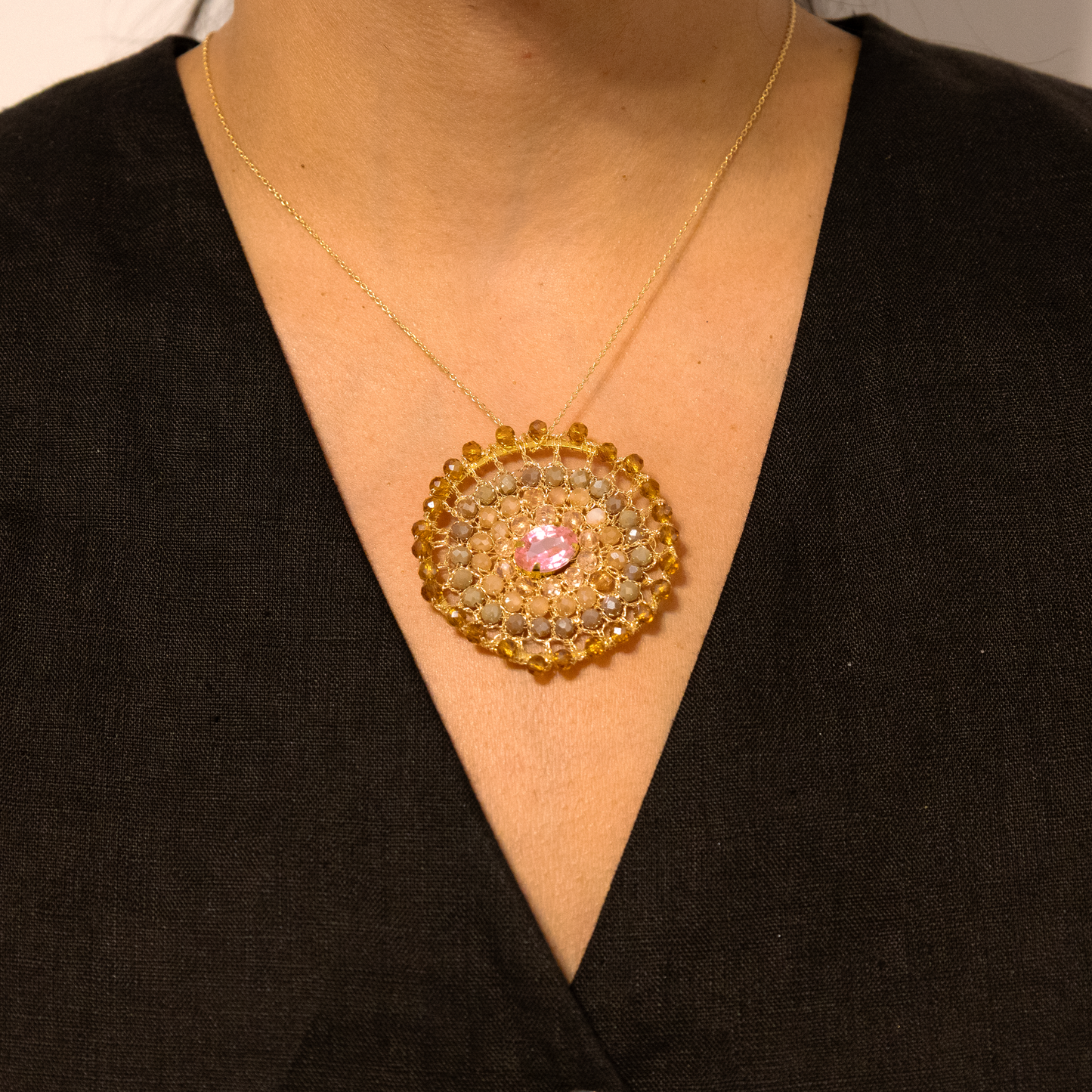Collar Aura Ámbar
