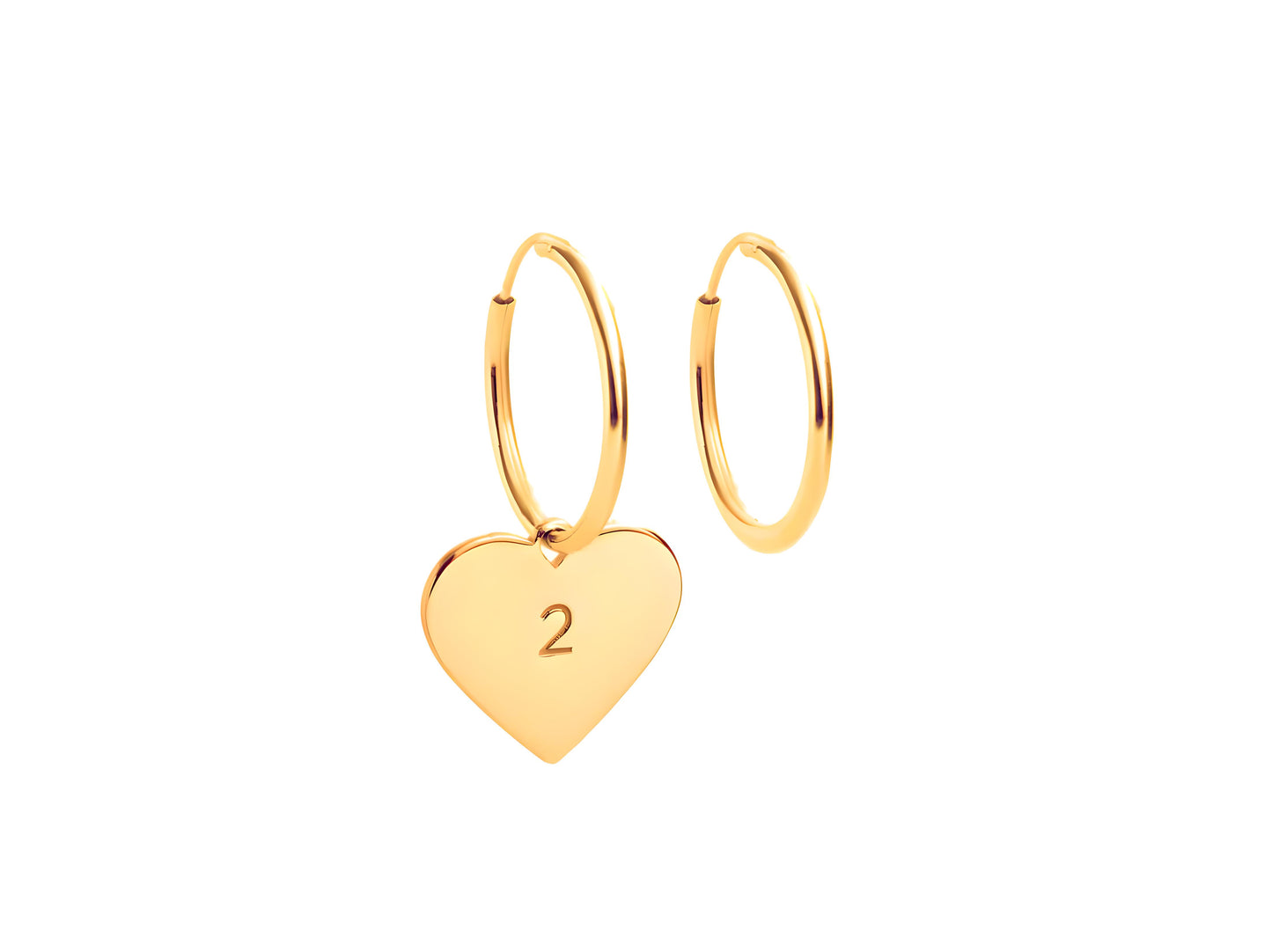 Pendientes Corazón Oro
