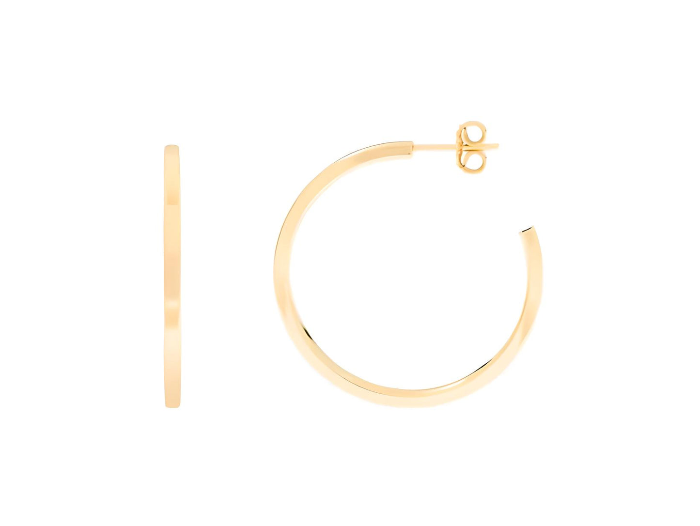 Gold Hoop Earrings