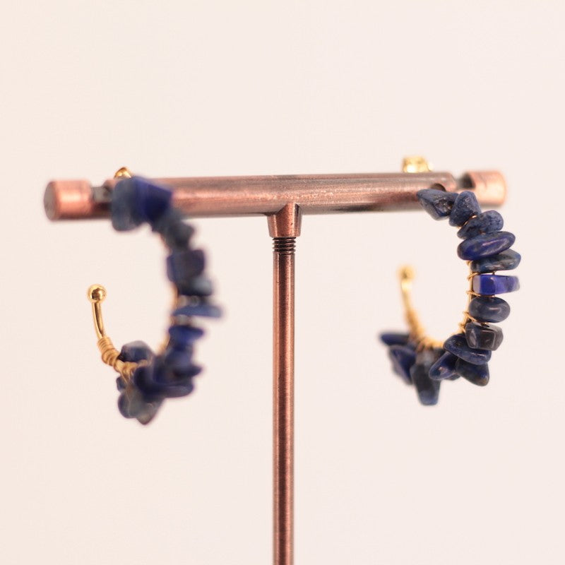 Blue Stone Earrings