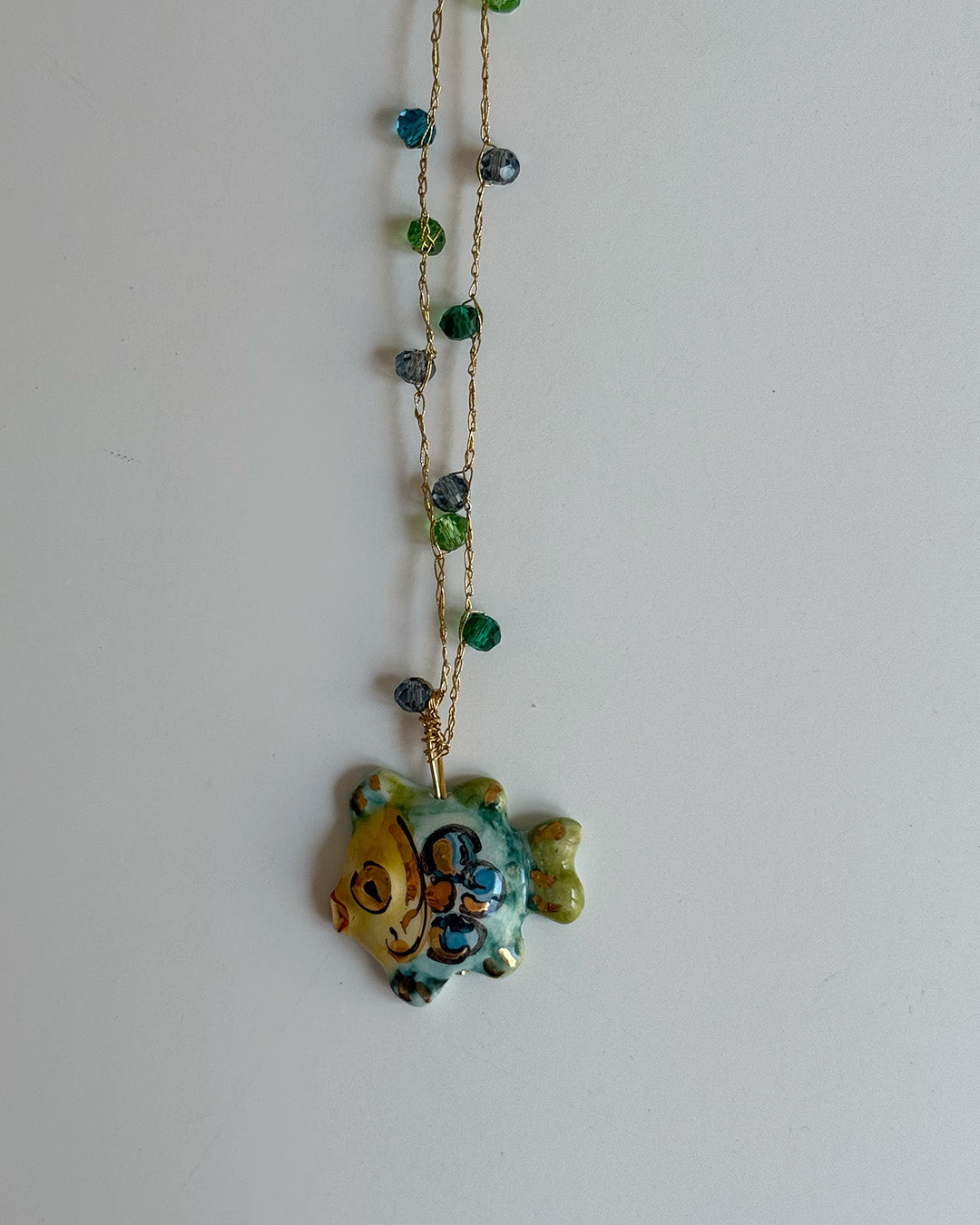 Green Fish Necklace