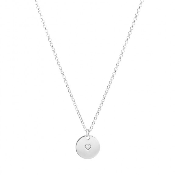 Silver Medal Necklace