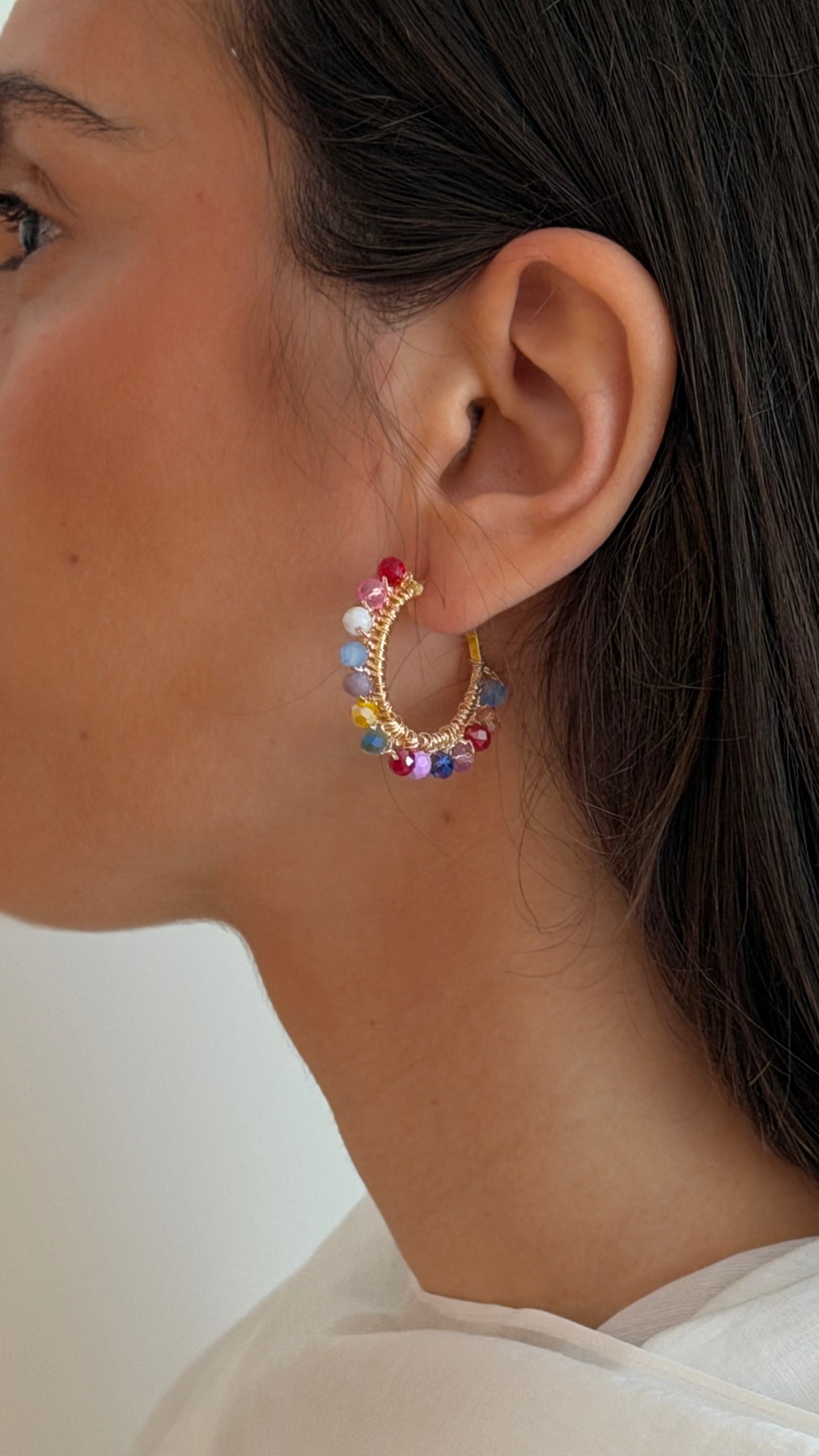 Pendientes Borlas Multicolor