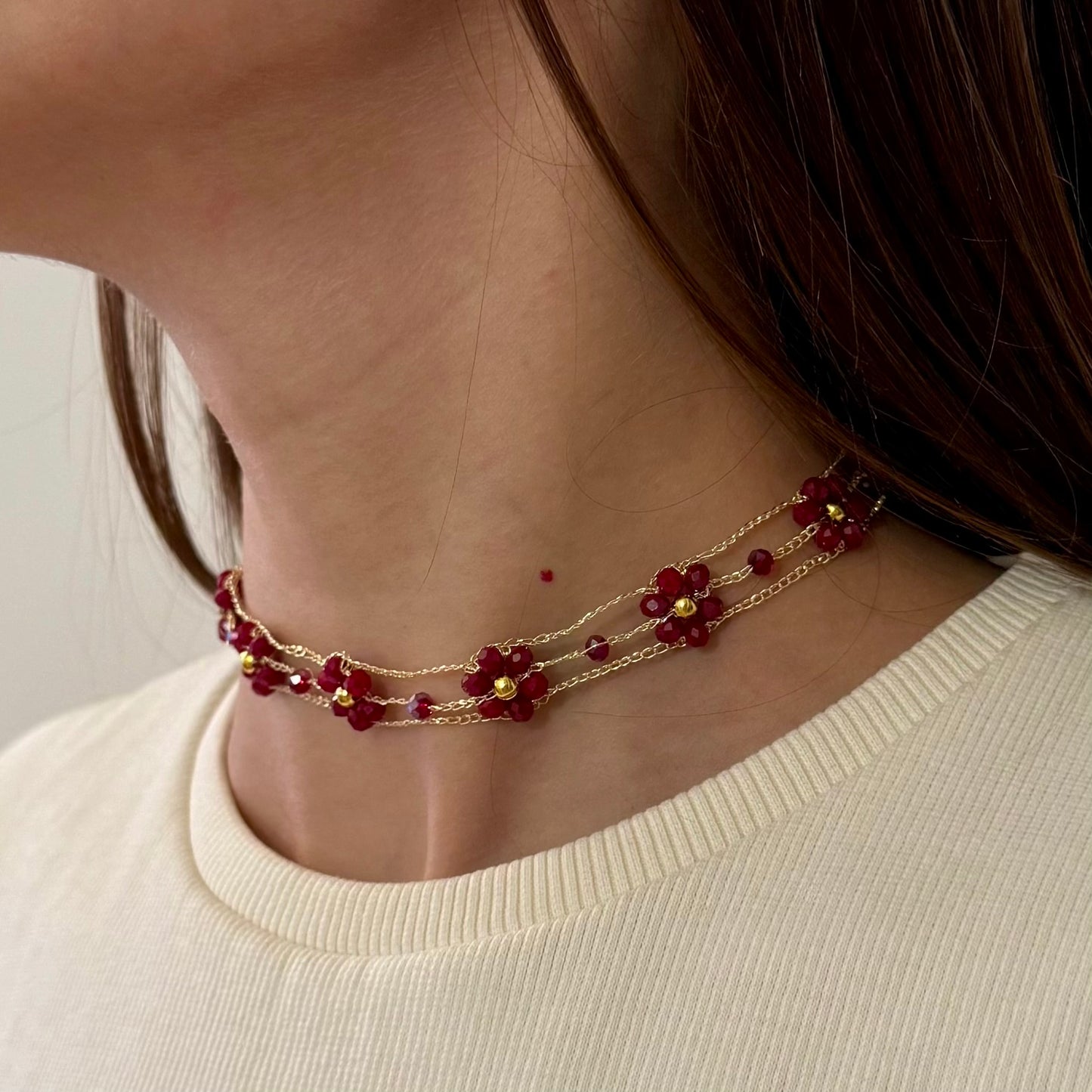 Choker Dalia Burdeos