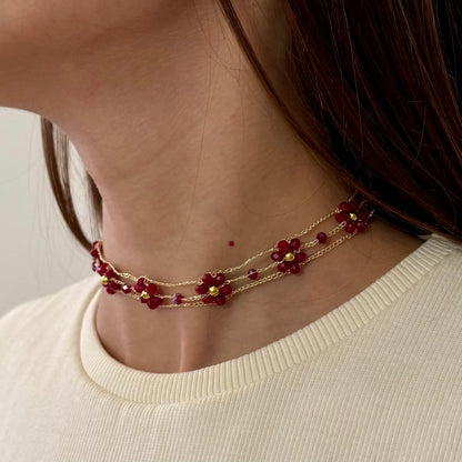 Choker Dalia Burdeos