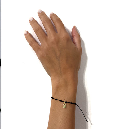 1 Initial Gold Bracelet