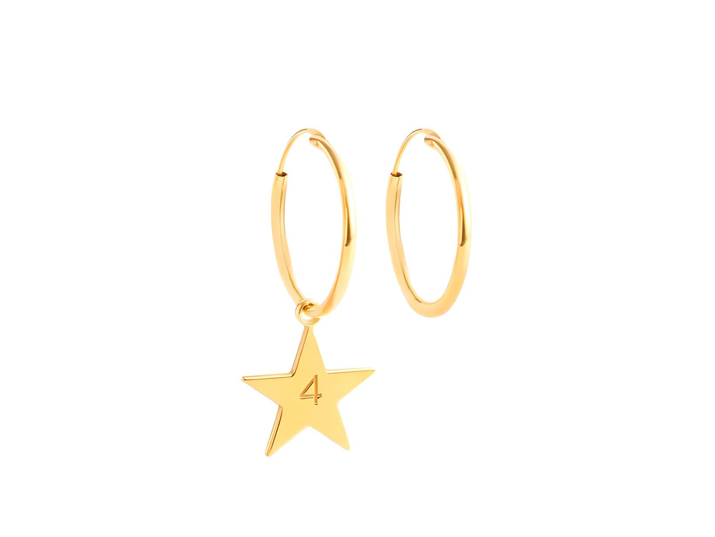 Pendientes Estrella Oro