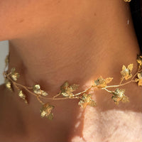 Chocker Hojas Doradas