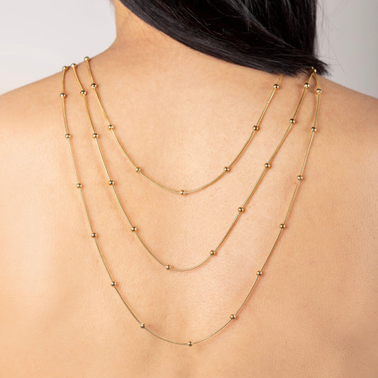 Triple Chain Necklace