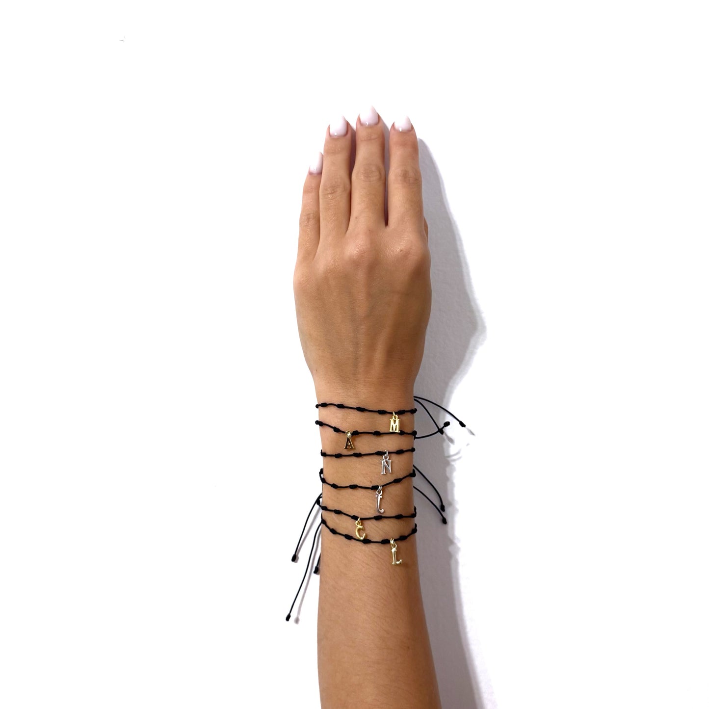 1 Initial Gold Bracelet