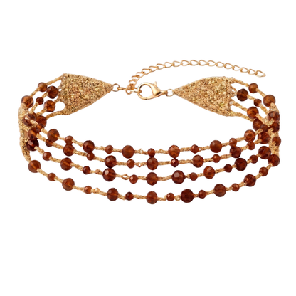Brown Tassel Necklace *preorder