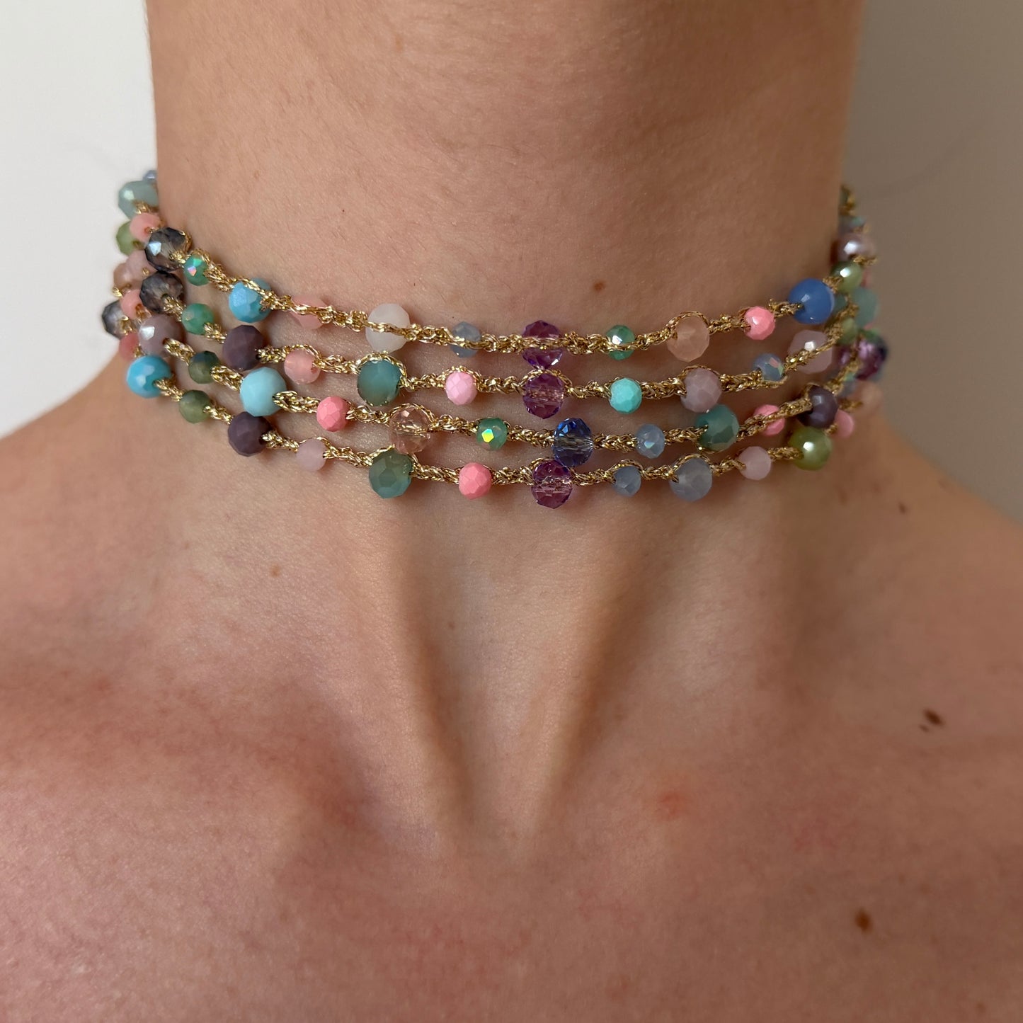 Collar Borlas Pastel *preorder