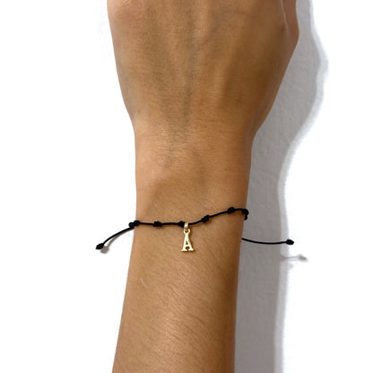 1 Initial Gold Bracelet