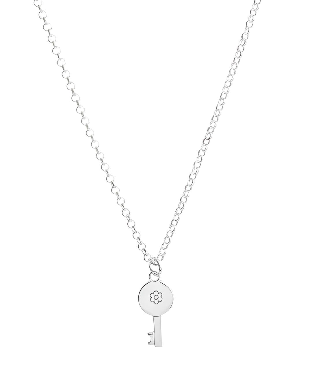 Collar Llave Plata