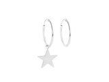 Silver Star Earrings 