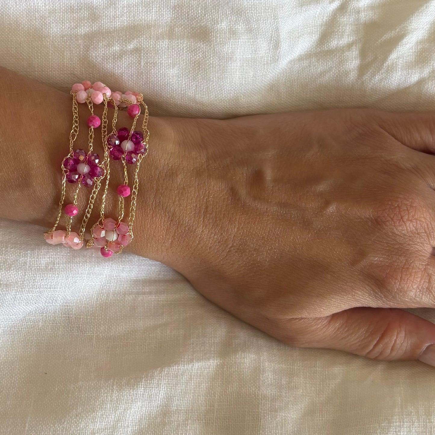 Pink Dalia Choker 