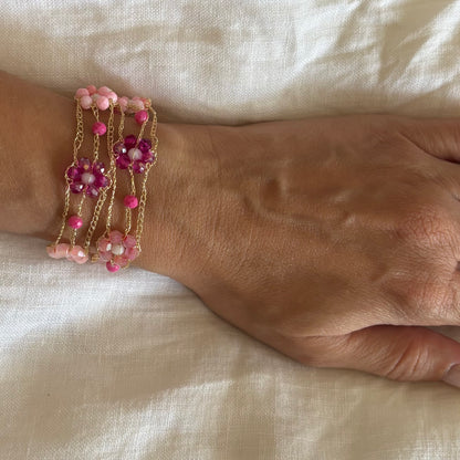 Pink Dalia Choker 