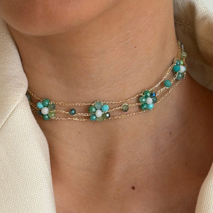 Choker Dalia Turquesa
