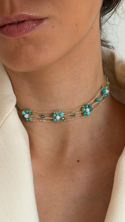 Choker Dalia Turquesa *preorder