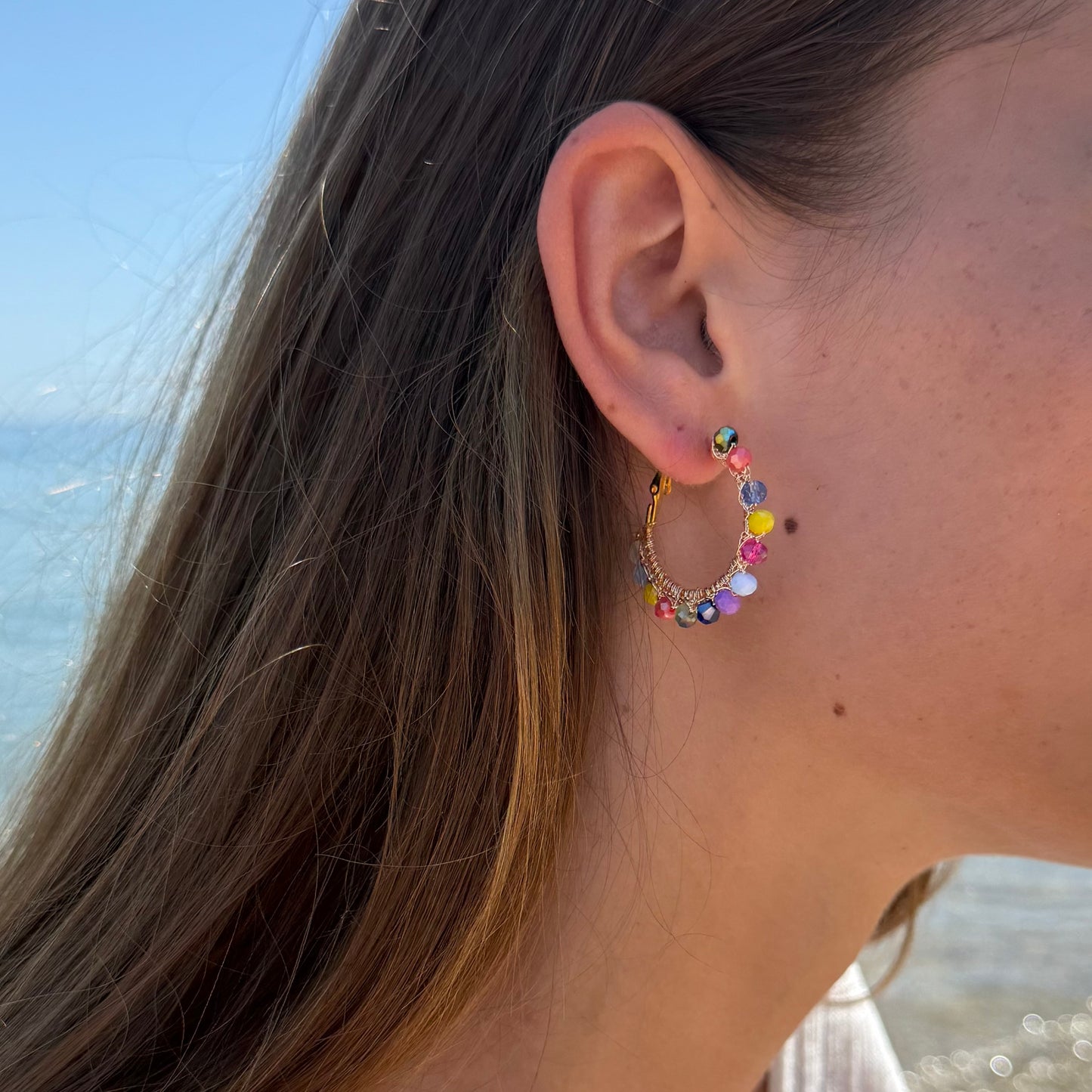Pendientes Borlas Multicolor