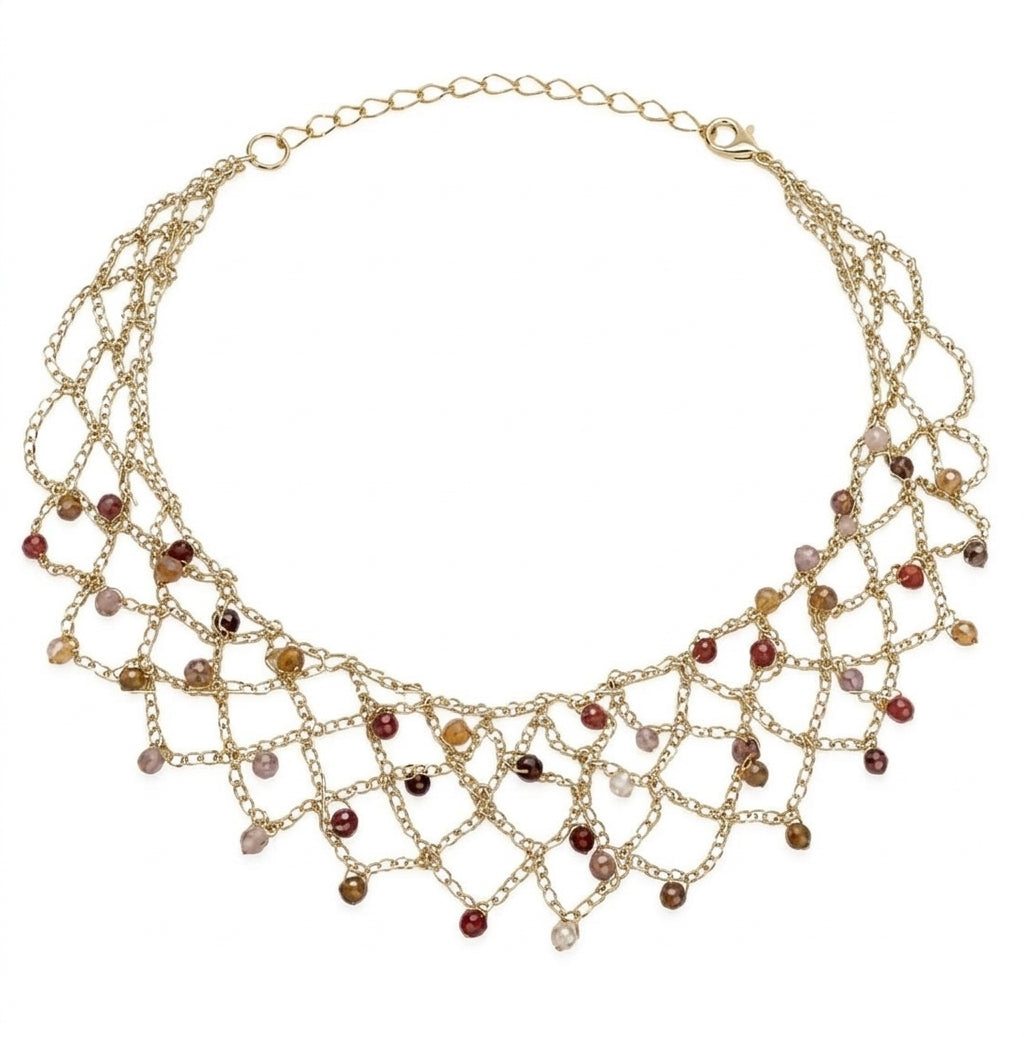 Burgundy Ninfa Choker *preorder