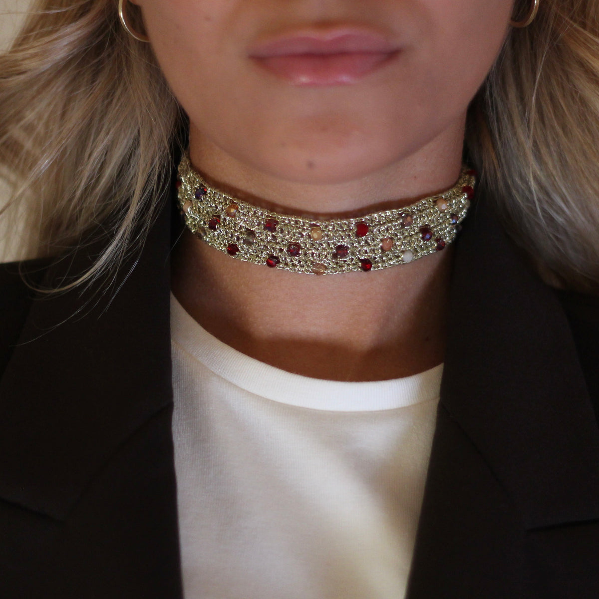 Collier ras du cou Lumière