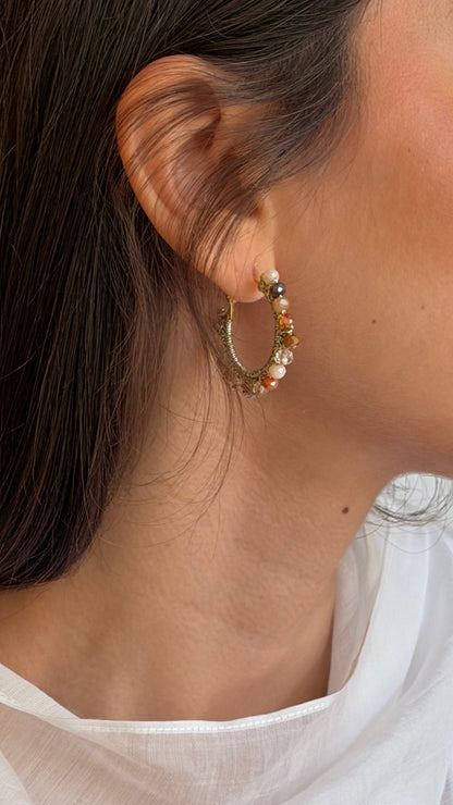 Pendientes Borlas Tierra