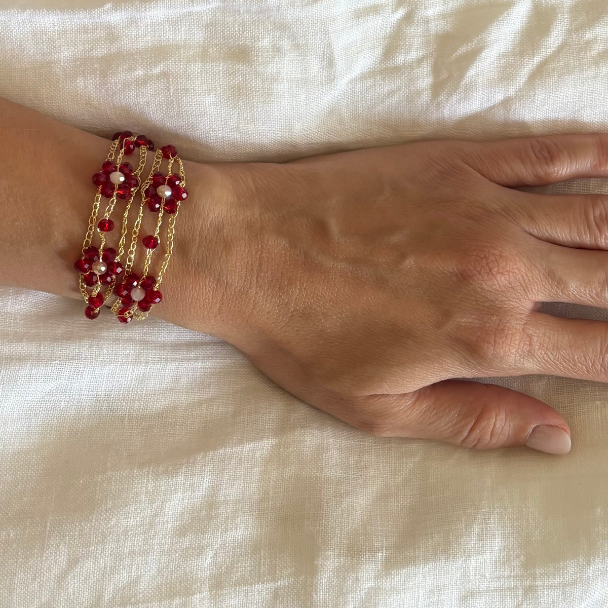 Choker Dalia Rojo