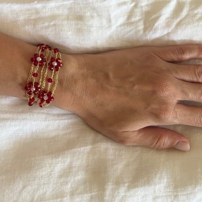 Choker Dalia Rojo