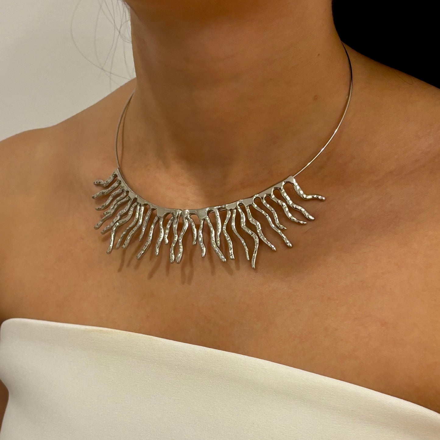 Collar Fuego Plata