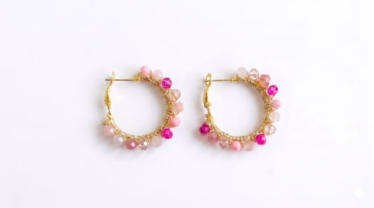 Pendientes Borlas Rosa *preorder