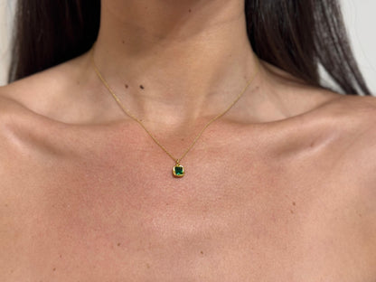 Collar Circonita Verde