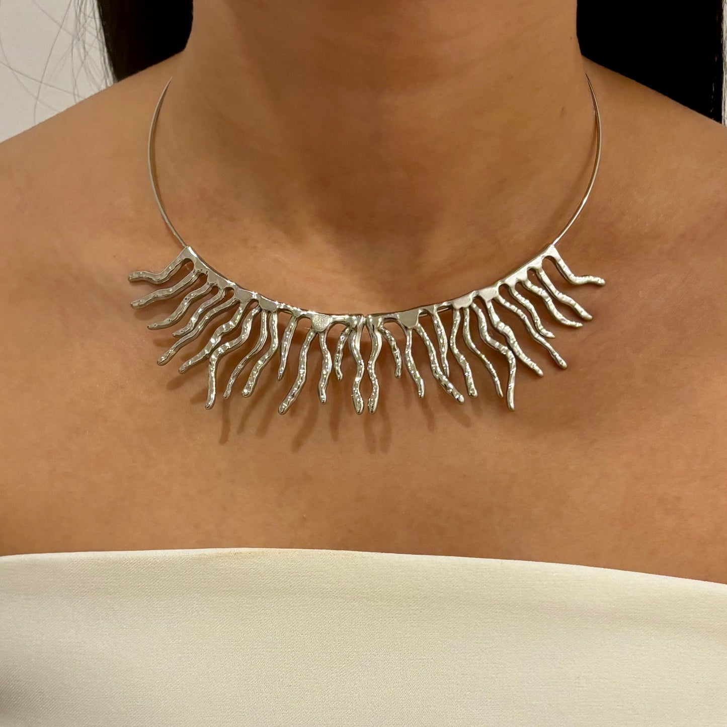 Collar Fuego Plata