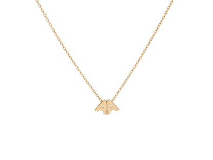 Collar Iniciales Oro 18k