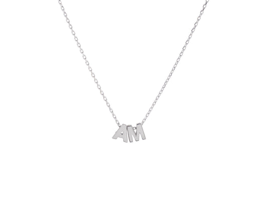 Collar Iniciales Plata