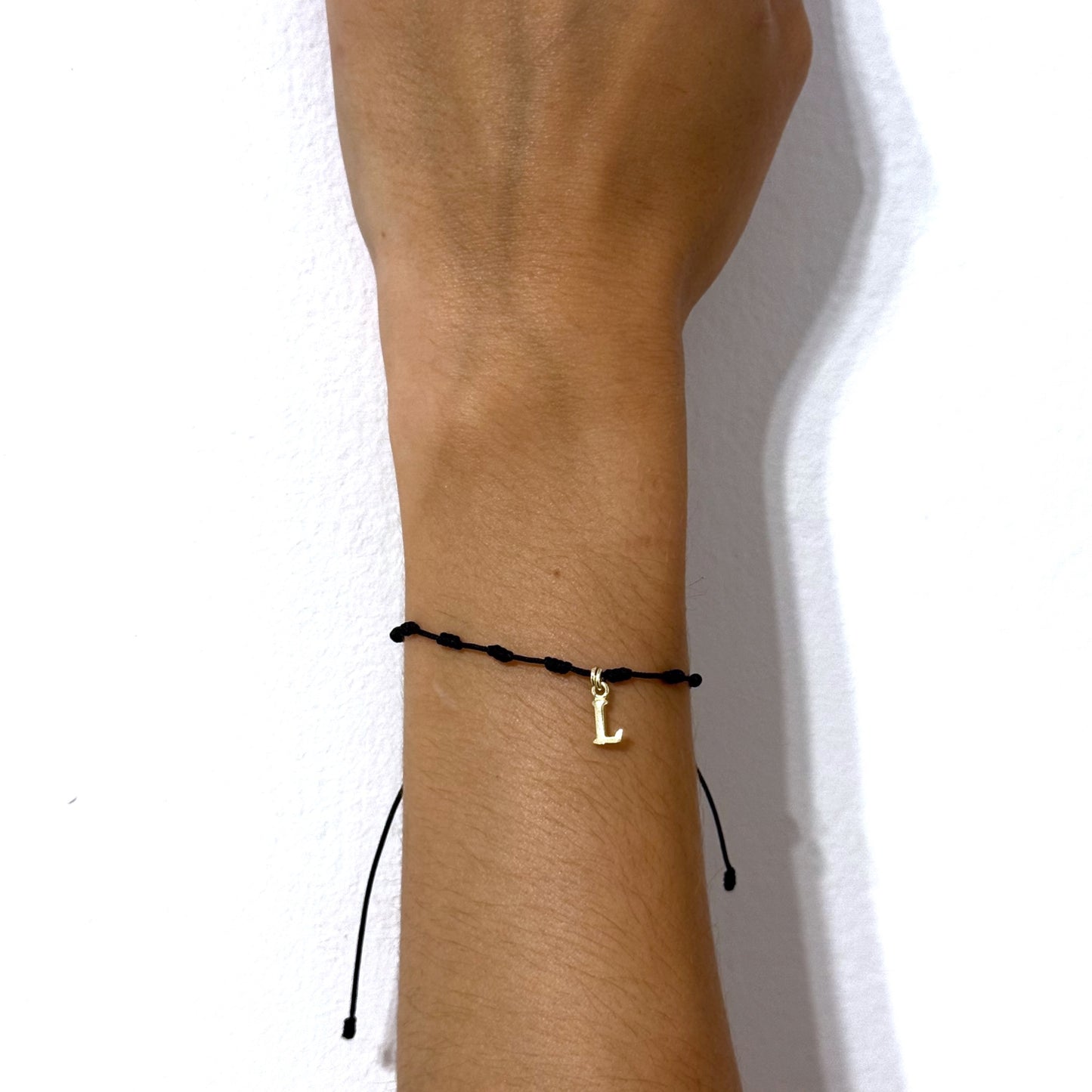 1 Initial Gold Bracelet