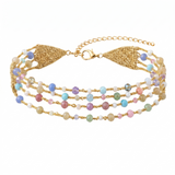 Collar Borlas Pastel